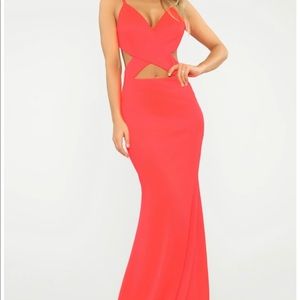 Fashion nova cutout maxi dress
